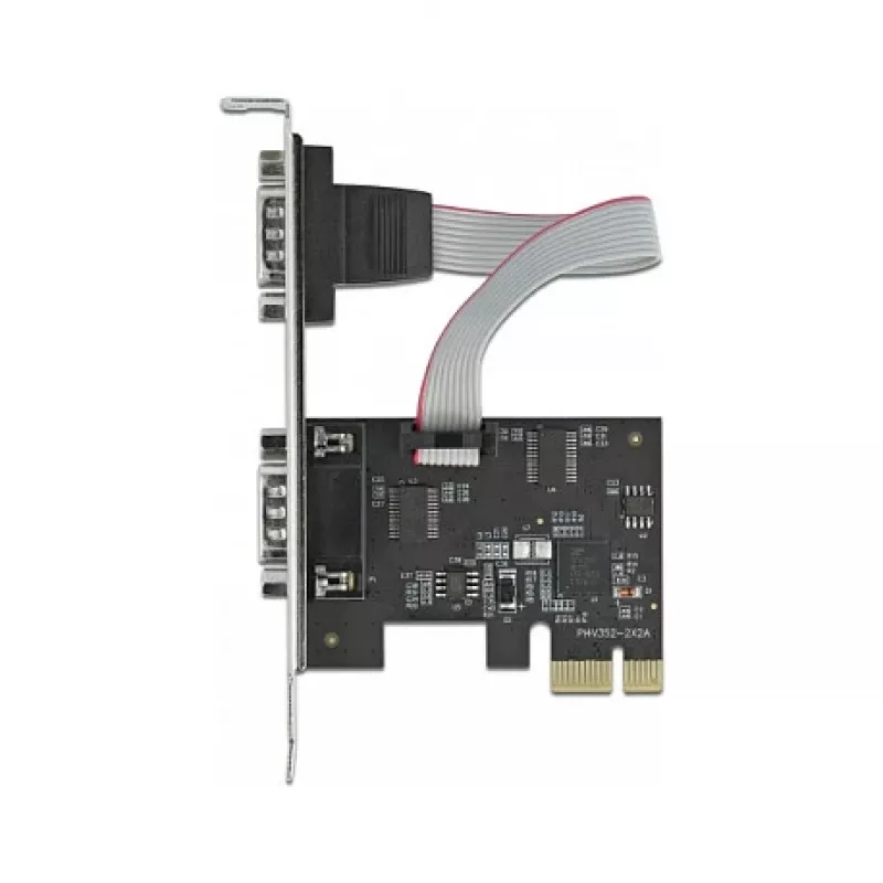 Scheda di espansione DeLOCK PCI Express x1 su 2 x seriale RS-232