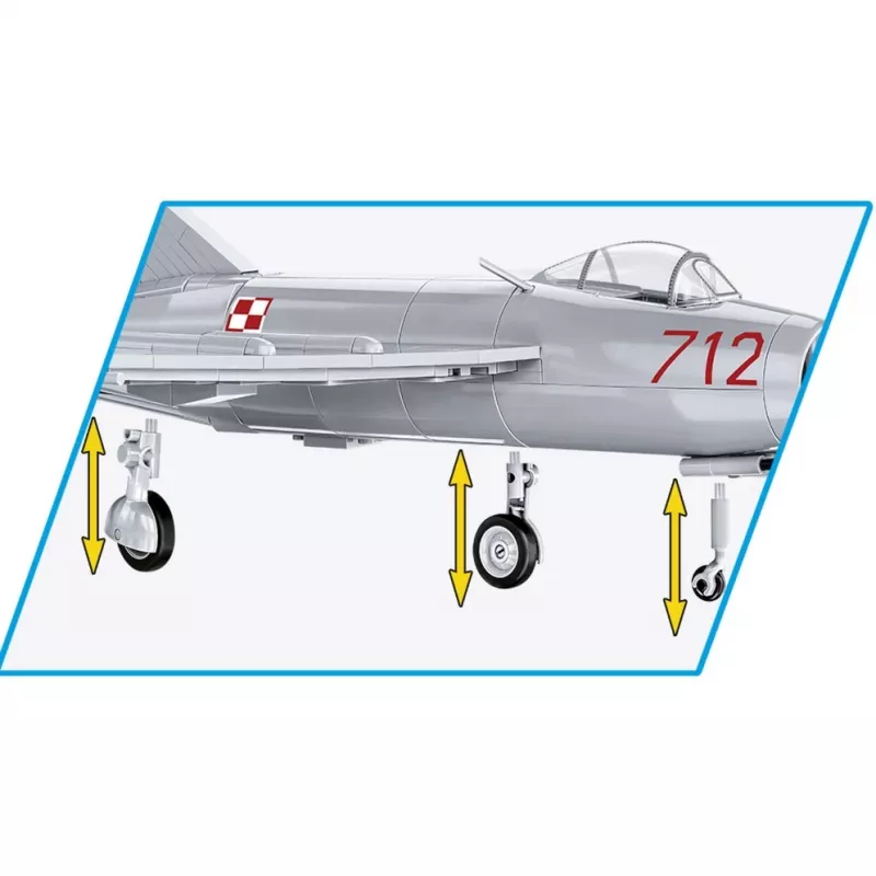 Set di costruzione COBI Lim-1 Forze aeree polacche 1952 504 pezzi