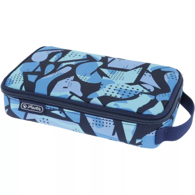 Astuccio Herlitz 2 Go CamoBlue poliestere blu 210x130x60mm