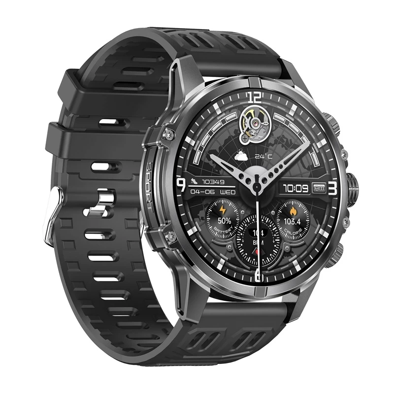 Smartwatch BlitzWolf BW-AT6 plus – nero, cardiofrequenzimetro, fitness tracker