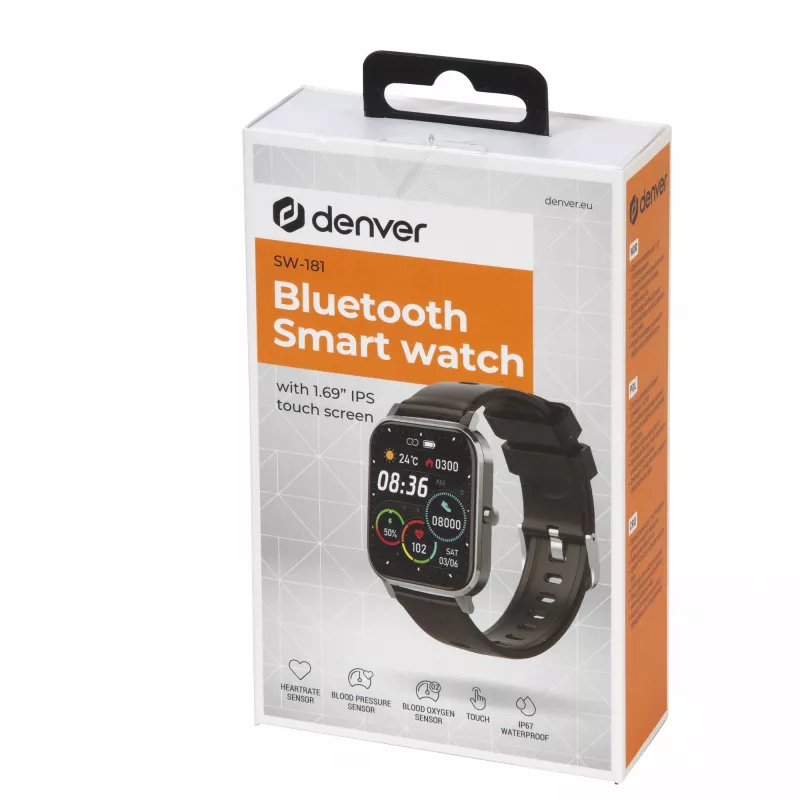 Smartwatch Denver SW-181 nero