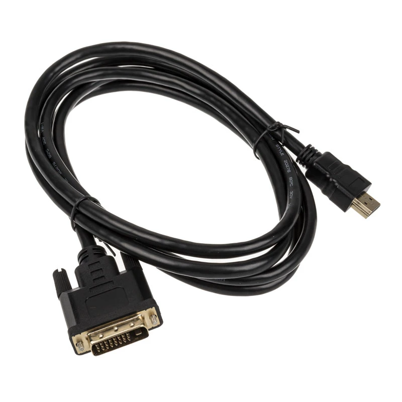 Adattatore cavo video Akasa AK-CBHD06-20BK 2m DVI-D HDMI nero
