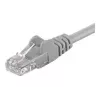 Wentronic Goobay Cavo patch CAT 5e, U/UTP, Grigio, 15 m - Miscela di rame CCA (68352)