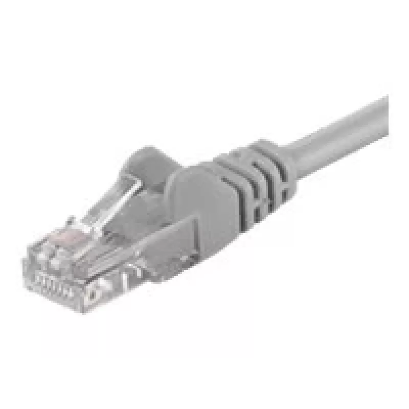 Wentronic Goobay Cavo patch CAT 5e, U/UTP, Grigio, 15 m - Miscela di rame CCA (68352)