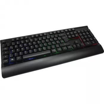 Set tastiera e mouse da gaming con filo INTER-TECH KC-3000 RGB retroilluminato, porta USB
