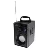 Altoparlante portatile MEDIA-TECH MT3179, 20 W (RMS 15 W), Bluetooth 5.1, FM, MicroSD, USB, AUX, Li-Ion, 6 h, cassa in legno