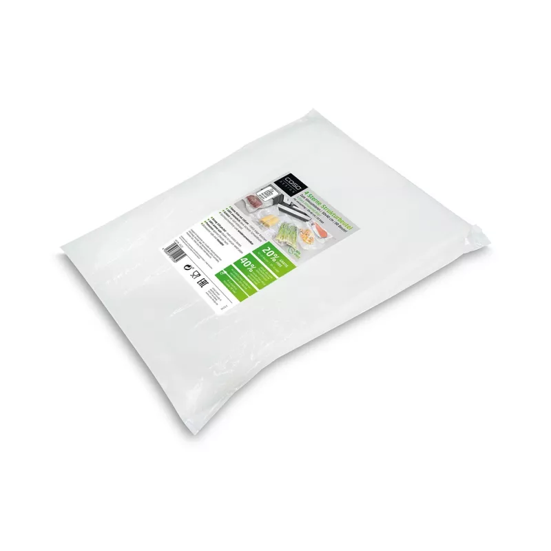 Sacchetti sottovuoto goffrati Caso 01123, trasparenti, 30 x 40 cm (60 pz.)