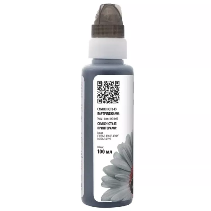 Flacone di ricarica inchiostro compatibile Barva Epson 101 BK (C13T03V14A) (E101-558-1K), nero