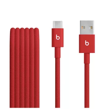 Apple Beats cavo in tessuto USB-A a USB-C (1,5 m) - Rapid Red (MFEJ4ZM/A)