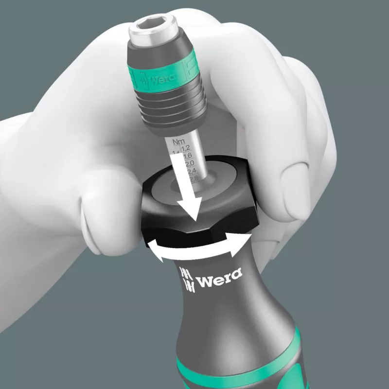 Wera 7440/41 Kraftform set di cacciaviti dinamometrici, 0,3-3,0 Nm, 26 pz