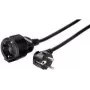 Prolunga elettrica e+p SV 52 5 m 1 presa AC nero
