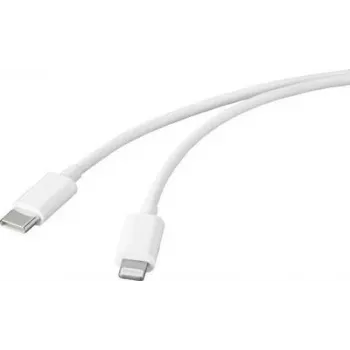 Basetech cavo USB USB 2.0 connettore maschio USB-C®, connettore maschio Apple Lightning 1,00 m bianco BT-2347613