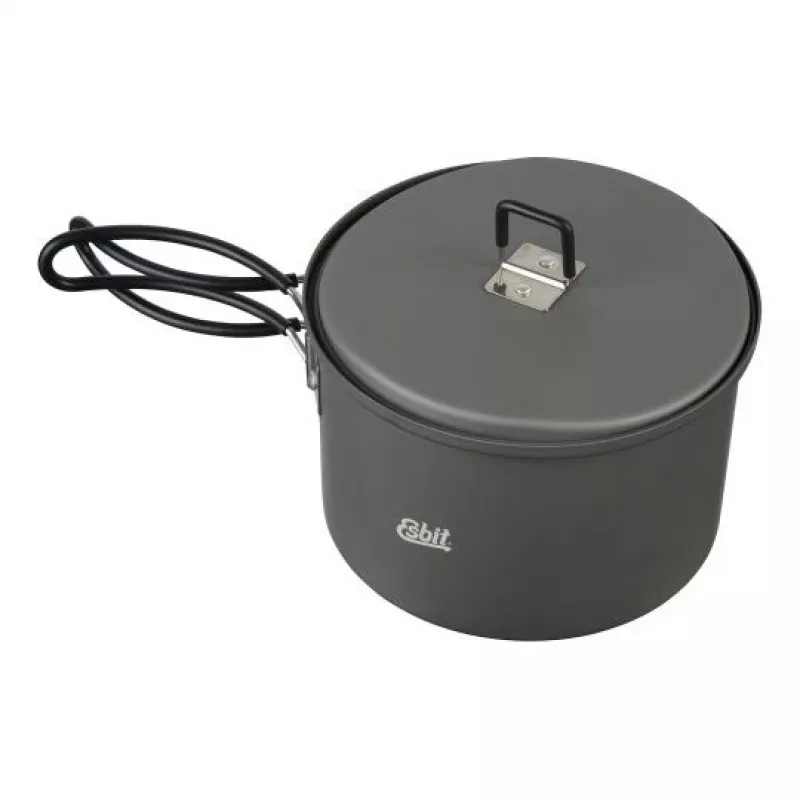 ESBIT PT1600HA pentola da campeggio 1,6 L alluminio, nero