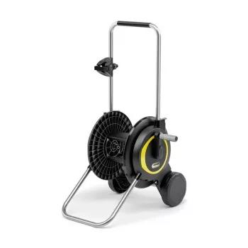 Carrello portatubo Kärcher 2.645-363.0, carrello portatubo, adatto per 13/15/19 mm, max. 60 m, 2 ruote, nero/giallo