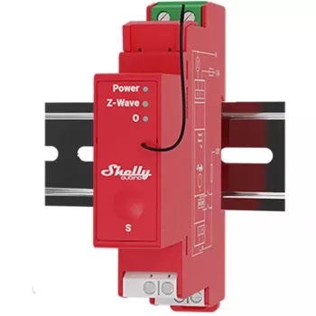 Relè a semiconduttore Shelly Qubino Wave PRO 1PM rosso 16A 110-240V