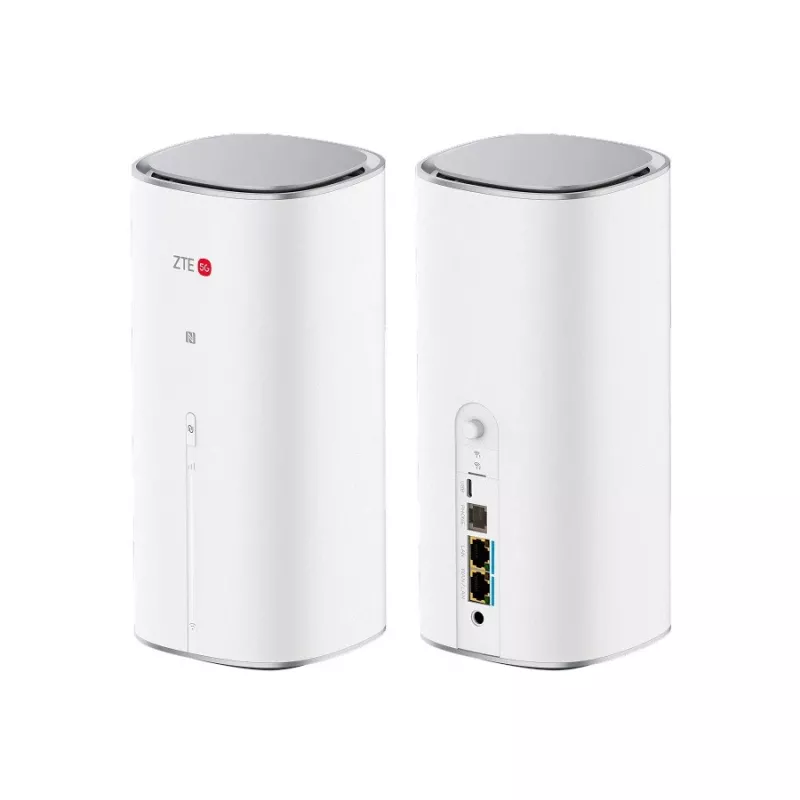 Router ZTE G50 Wi‑Fi 7 5G dual‑band con SDX72‑1, 2,5 GbE, USB‑C, slot SIM