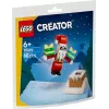 Giocattolo da costruzione LEGO Santa's Chimney Polybag 30692 – mini set natalizio da costruzione
