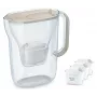 Caraffa filtrante BRITA Style Essential 2,4 L con 3 cartucce di ricambio (sabbia)