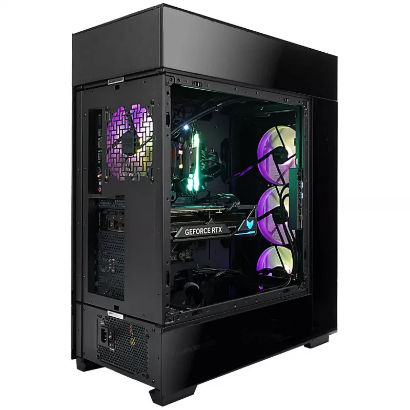 InWin Modfree Deluxe Big-Tower Vetro temperato - nero