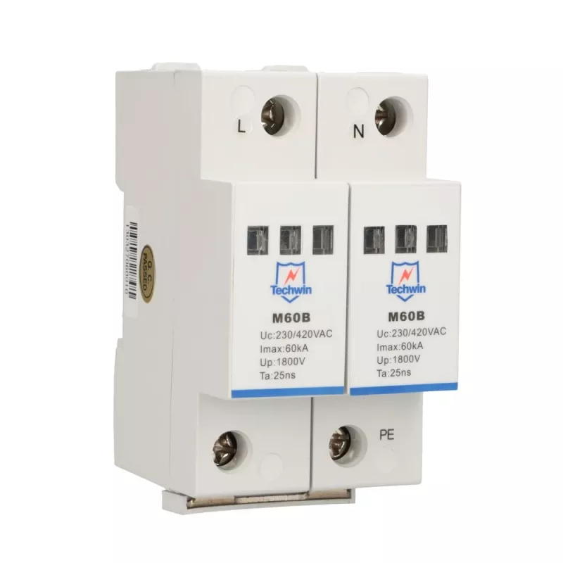 Scaricatore di sovratensione M60B2, 2P 1F 60kA corrente impulsiva max.