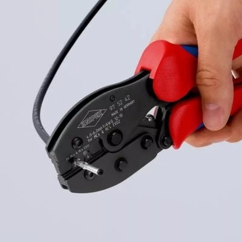 Pinza crimpatrice KNIPEX PreciForce per MC4 / EVO2