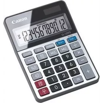 Calcolatrice da tavolo Canon LS-122TS con display grigio