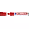 Pennarello indelebile Edding 800 punta a scalpello rosso