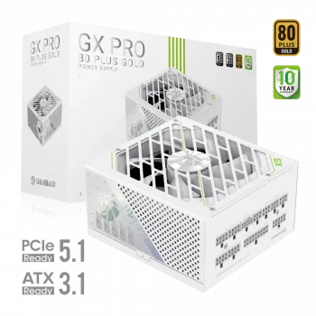 Alimentatore Gamemax, 80 PLUS, Gold | GX PRO 1050G WH | 1050 W