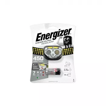 ENERGIZER Headlight Vision Ultra 3AA 450 lm, 3 colori luce