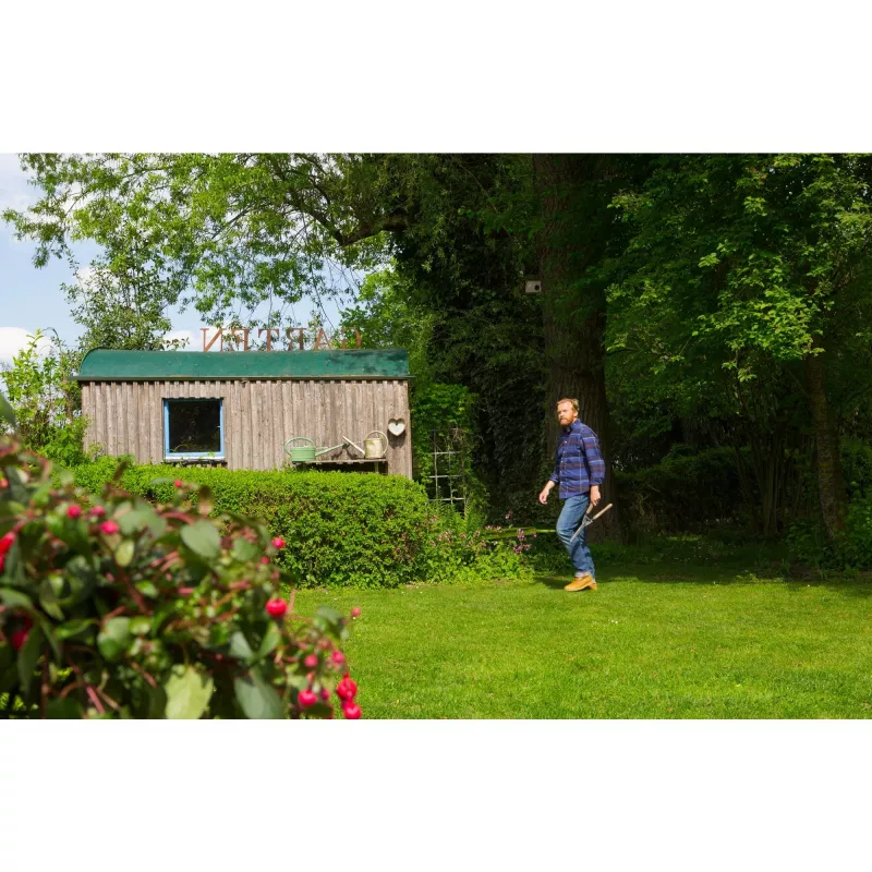 Cesoie per siepi Gardena NatureCut, 23 cm, nero/legno