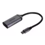 UNITEK V1420A adattatore cavo video 0,15 m USB Type-C HDMI grigio