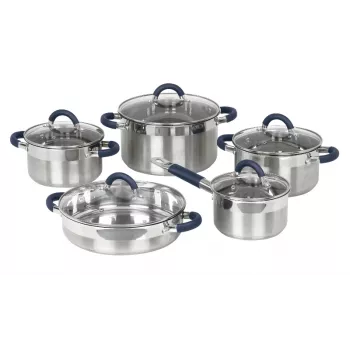 Set pentole Jata BC10 in acciaio inox 5 pezzi