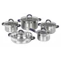 Set pentole Jata BC10 in acciaio inox 5 pezzi
