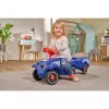Macchinina scivolo Simba-Dickie BIG Bobby-Car, spinta manuale, età 1–5, 4 ruote, blu/rosso