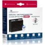 Filtro antipolvere ad aria Cleanoffice modello 16/840.30.30, carbone attivo, 150×120×50 mm