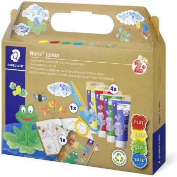 Colore a dita Staedtler 61 C2 lavabile blu verde giallo