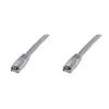 Cavo di rete Digitus CAT 5e SF/UTP cavo patch RJ-45 Cat5e 10m grigio