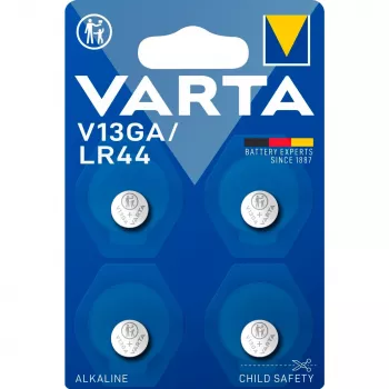 Batteria usa e getta Varta 04276 101 404 LR44 alcalina 11,6x5,4 mm