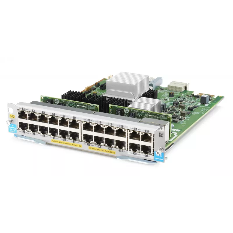 HPE - Serie Aruba - Modulo di espansione - Gigabit Ethernet (PoE+) x 20 + 1/2.5/5/10GBase-T (PoE+) x 4