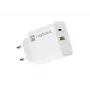 Caricabatterie rapido da parete NATEC RIBERA 12V 20W USB-C PD 3.0 + USB-A Samsung AFC bianco