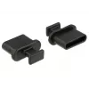 Cappuccio di protezione per connettore femmina DeLOCK 64013 USB Type-C nero