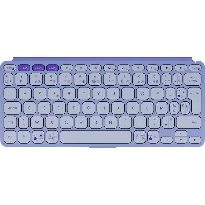 Logitech Keys-To-Go 2 tastiera universale Bluetooth AZERTY francese lilla
