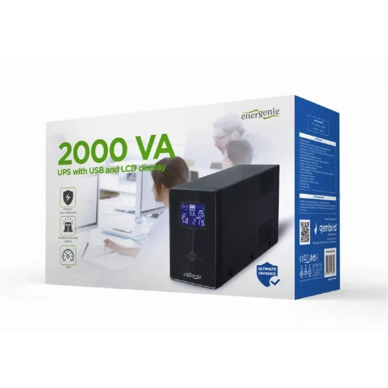 Gembird EG-UPS-035 UPS (gruppo di continuità) Line-Interactive 2 kVA 1200 W 5 uscite AC