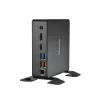 Shuttle XPC Nano PC NC40U5, Intel Core i5-1235U, 1x HDMI, 1x DP, 1x USB-C/DP, 6x USB3.2, 1x alloggiamento 2,5 inch, 2x M.2, 1x LAN, RAID, funzionamento continuo 24/7, incl. VESA e supporto