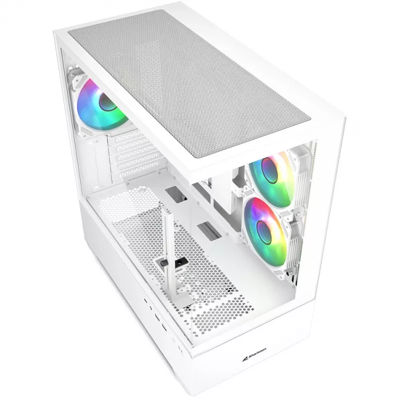 Case PC Sharkoon MK6 RGB Midi Tower bianco