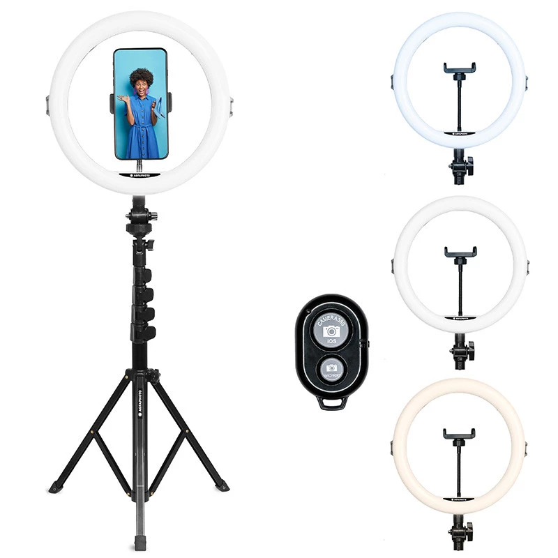 Agfa Arl11xl Ring Light LED Ring 11 pollici + treppiede + telecomando