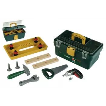 Klein Toys cassetta degli attrezzi Bosch con avvitatore Ixolino (8305)