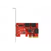 Scheda SATA PCI Express x4 DeLOCK 6 porte formato Low Profile