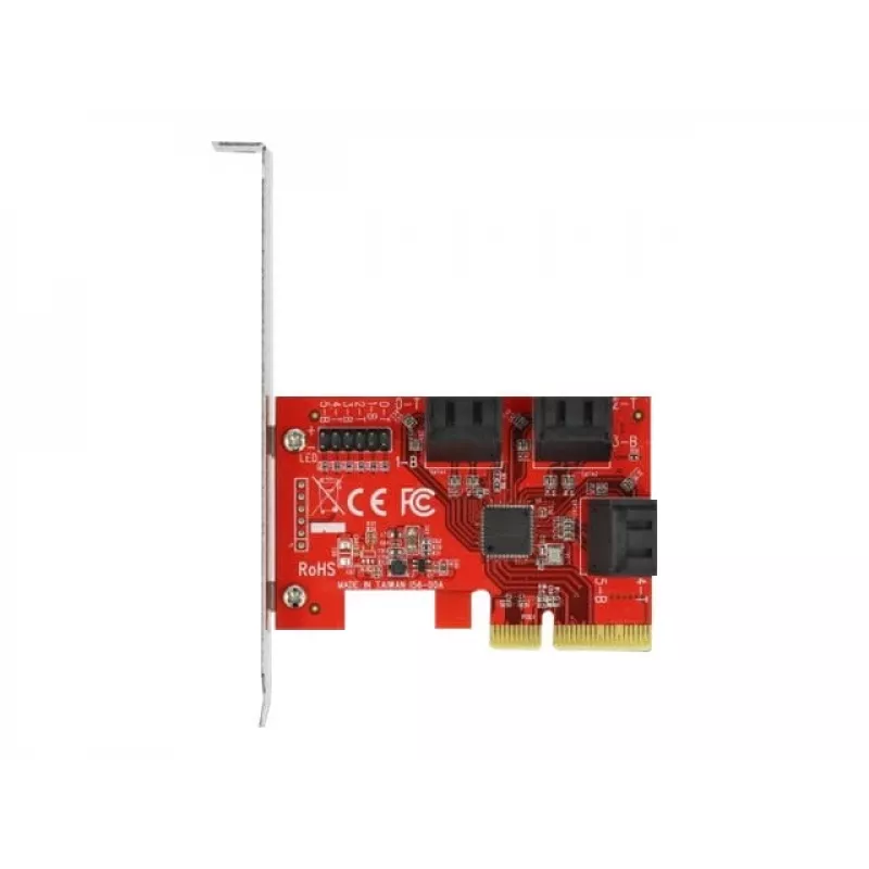 Scheda SATA PCI Express x4 DeLOCK 6 porte formato Low Profile