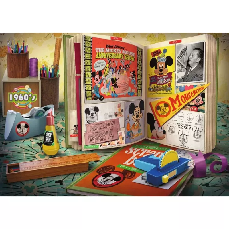 Puzzle 1960 Mickey Moments (1000 pezzi)